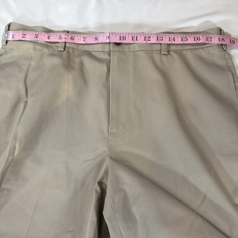 Brooks Brothers Advantage Chino Clark Fit Khaki Pants Men's 36x30 Tan‎ Cotton